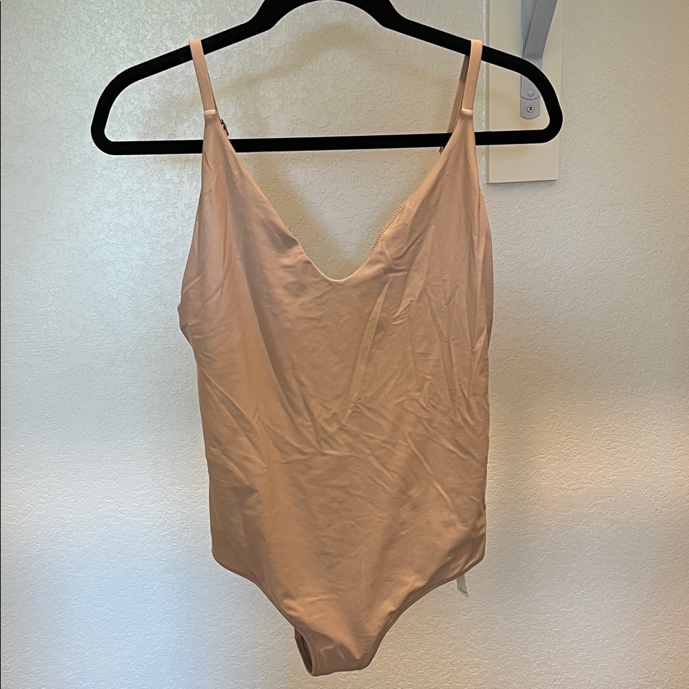 Aerie Light Pink Cheeky One Piece Swim